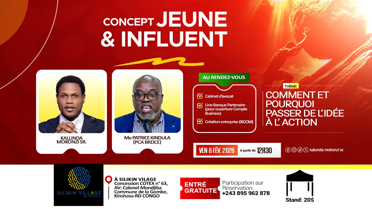 Visuel officiel de Jeune & Influent — Deuxième édition